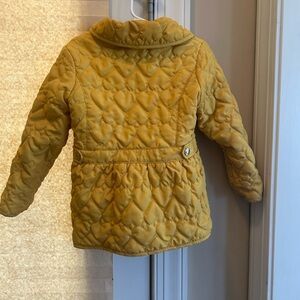 Sunny Yellow Kids Quilted Jacket